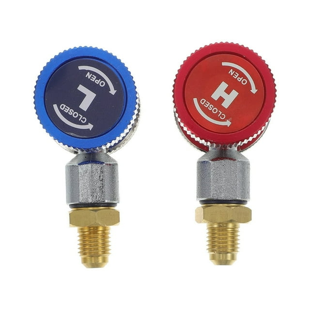 HLONK Adaptateur R134A Kit de Connecteur Rapide Tuyau de Recharge Accessoires de Climatisation Réfrigérant de Voiture Hvac