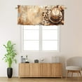 thumbnail image 2 of Coffee Theme Rod Pocket Thermal Insulated Curtain Valance Cafe Beans Cake Privacy Window Valances for Living Room Kitchen 54 by 18 in, 1 Panel, 2 of 6