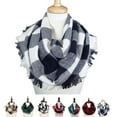 thumbnail image 6 of StylesiLove Plaid Lovers Collection Womens Infinity Scarf Regular Scarf, 6 of 6