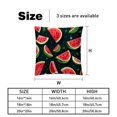 thumbnail image 5 of Watermelon Pillow Covers and Throw Pillow Inserts - Set of 2, Available in 16x16, 18x18, and 20x20 Inches, Featuring Unique Patterns for Home Decor, 5 of 6