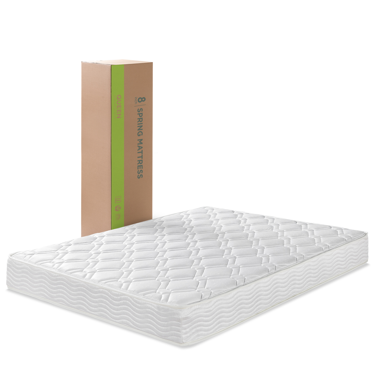 Slumber 1 by Zinus Support 8" Spring Mattress, Twin - image 8 of 10