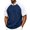Dark Blue-A#10625VV, variant on Hearthz S-4XL Men's 1/4 Zip Raglan Men Shirt Short Sleeve Color Block Stand Collar Pullover Soft Cuffed Sleeve Contrast Colors Men Graphic T Shirts