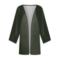 thumbnail image 4 of under $5 JINMGG Womens Coats , Winter Coats for Women Women Soft Chiffon Open Front Sheer Long Sleeved Cardigans for Evening Dress, 4 of 5
