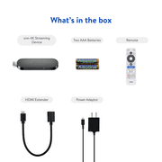 onn 4K Streaming Device, Google TV with Gemini (NEW 2026 Model) - Fast Streaming, Ultra HD, 8GB Storage, 2GB RAM, Remote With Voice Control - U.S. Compatible only