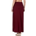 thumbnail image 3 of KOGMO Womens Classic Maxi Skirt with Foldable Wide Waistband (S-3X), 3 of 6