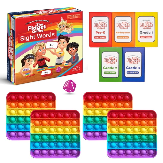 Juego educativo The Fidget Game Aprende a leer con 220 palabras