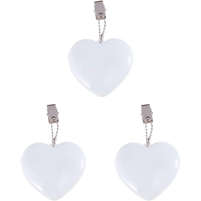 3 piezas de luz de bolso, luz activada por sensor táctil, mini luz nocturna en forma de corazón, lámpara de bolso, los mejores regalos para mujeres y niñas, día de San Valentín