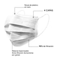 thumbnail image 5 of Cubrebocas Alka 50 Piezas 4 Capas, 5 of 5