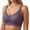 Purple, variant on Alun Wireless Bras for Women No Underwire Full Coverage Adjustable Strap Comfort Ribbed Supportive Bra Massage Cups Push up Bralettes for Everyday Wear Purple XL