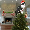 thumbnail image 6 of YIKA Christmas Cats Tree Toppers Christmas Tree Decorations Christmas Decorations Holiday Decorations Ambiance Decoration Props Black, 6 of 8
