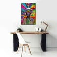 thumbnail image 5 of Epic Graffiti 'Psychedelic Abe' by Howie Green, Canvas Wall Art, 26"x40", 5 of 8