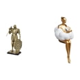 thumbnail image 1 of Figura de escritorio,Figura decorativa de caballero,escultura,artesanía,decoración de escritorio,Figura de estatua de arte,Estatua de arte,decoración,escultura de arte, 1 of 8