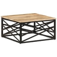 thumbnail image 1 of vidaXL Table Basse 68x68x35 cm Bois de Manguier Massif, 1 of 5
