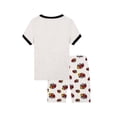 thumbnail image 3 of QEFJNO 3-10Y Kids Boys Pajamas Set Soft Viscose 2PCS Short Sleeve Sleepwear for Toddler Boys Dump Truck Pjs Summer, 3 of 13