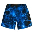 thumbnail image 6 of ZACPNCV Teen Boys Swim Trunks Quick Dry Swimwear Bathing Suit for Big Boys Beach Swim Boards Shorts Blue 11-12 Years, 6 of 7