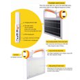 thumbnail image 3 of Linterna Led Para Acampar Con Energía Solar Banco De Energía Recargable Usb Solar Para Teléfono Luz De Emergencia Para El Hogar Acampar Al Aire Libre Senderismo Pesca Emergencia Vogacara OD014246-00, 3 of 6