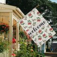 thumbnail image 3 of Spring Summer Multicolored Flower Leaves Garden Flag 28x40 Inch Double Side for Outdoor Courtyard Garden Decor Flowers Welcome Holiday Flag for Outside Decoration, 3 of 6