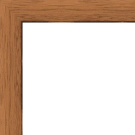 11x17 Flat Walnut Brown Wood Frame - "The Edge" Thin - Great for Posters, Photos, Art Prints, Mirror, Chalk Boards,