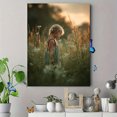 thumbnail image 4 of Vintage Little Girl Meadow Canvas Wall Art，Decor for Living Room Bedroom Dining Room Hallway, 4 of 8