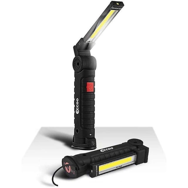 Lámpara Led para taller, lámpara de trabajo (pequeña), linterna, luces de inspección, recargable, adecuada para coche Sincero Hogar