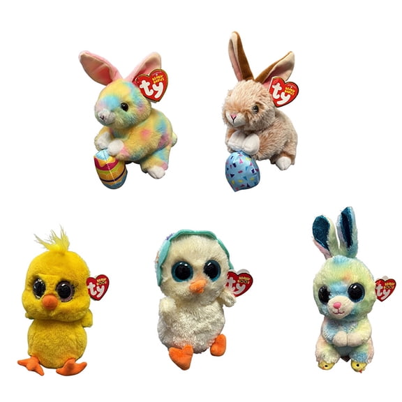 TY Beanie Babies - SET OF 5 Easter 2026 Releases (Chirps, Sprout, Emmie  2)