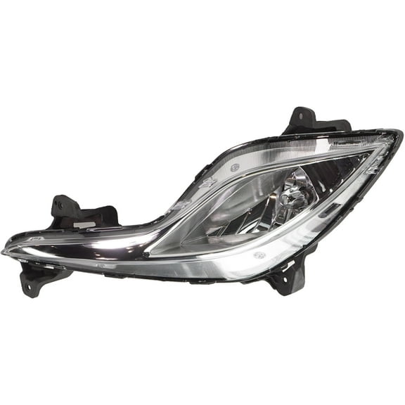 Front Fog Light Compatible with HYUNDAI SONATA 2011-2015 Left Driver Side Assembly Hybrid Model