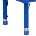 thumbnail image 5 of Emma + Oliver 24" Square Blue Plastic Height Adjustable Activity Table, 5 of 7