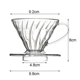 thumbnail image 2 of Durable Coffee Dripper Resin Drip Coffee Funnel Filter Cup For V01 V02 Coffee Filter Pots Fantastic For Coffee Aficionados, 2 of 8