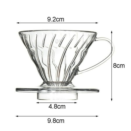

Coffee Dripper Resin Drip Coffee Funnel Filter Cup V01 V02 Coffee Filter Pot