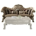 thumbnail image 5 of ACME Dresden Sofa w/7 Pillows, Bone Velvet & Gold Patina, 5 of 5