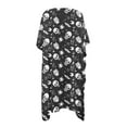 thumbnail image 5 of DISNIMO Skull Owl Moon Print Women's Swimsuit Coveups Kimono Cardigan Summer Beach Cover Up Casual Loose Long Bikini Coverup, 5 of 6
