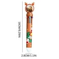 thumbnail image 3 of CEHVOM 10 Color Christmas Ballpoint Pen Push Type Color Multifunction Marker 10 In 1 Multicolor Pen Christmas Gift 2ml Clearance, 3 of 5
