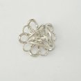 thumbnail image 4 of Bufanda anillo elegante chal Clip oro plata bufandas hebilla con diamantes de imitación estilo moderno Heronsbill regalos para mujeres pañuelo Ropa, zapatos y accesorios Miscelánea plata Jumpingount AP004611-02, 4 of 6