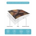 thumbnail image 5 of Farmhouse Retro Twin Size Down Alternative Comforter, Lightweight Comforter Quilt Bedding Set with Pillow Shams Brown Country Texas Star Wooden Grain All Seasons Bed Comforter Duvet Insert 68"x86", 5 of 7