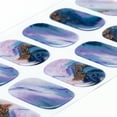 thumbnail image 5 of MOMSON Semi Cured Gel Nail Strips(Blue Marble), 20 Real Gel Nail Polish Stickers/Full Nail Wraps, 5 of 5