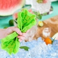 thumbnail image 6 of Upgraded Ice Cube Tray, 2 Pack Silicone Flexible Ice Cube Tray, Easy Releases Reusable Ice Cube, 74 Ice Cubes, Great for Chilling Drinks, Cocktail Bars or Iced Coffee Cups（Green）, 6 of 7