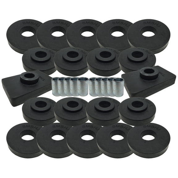 Auto Pro USA Body Mount OE Style Rubber Bushings Compatible with Impala Sedan Hardtop 1959 BM1009