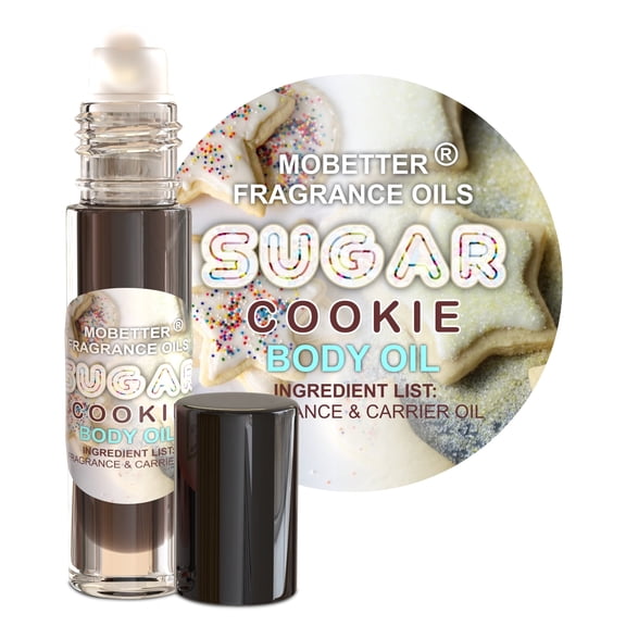 MOBETTER FRAGRANCE OILS Sugar Cookie Perfume Body Oil, Long Lasting, Travel Size Roll On