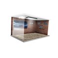 thumbnail image 1 of Vitrine de Garage Moulée sous Pression à l'Échelle 1/18 Scène de Stationnement avec Protection Lumineuse Mini Boîtes de Rangement pour Voitures Moulées sous Pression pour Diorama Briques Rouges, 1 of 8