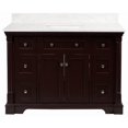 thumbnail image 4 of Sydney 48" Bathroom Vanity with Chocolate Cabinet and Engineered Marble Top, 4 of 7
