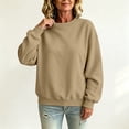 thumbnail image 6 of Sweatshirt For Women Crewneck Pullover Sweatshirts No Hood Long Sleeve Tops Casual Comfy Fall Clothes, 6 of 7