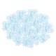 thumbnail image 2 of 300 piezas de pétalos de flores artificiales de simulación para suministros de fiesta de jardín interior Azul, 2 of 9