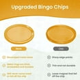 thumbnail image 4 of MR CHIPS Magnetic Bingo Wand Combo with 100 Upgraded Bingo Chips, Yellow, 4 of 9