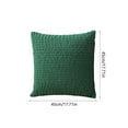 thumbnail image 3 of Fasiaou 1 Counts Short Chain Corduroy Throw Pillow Cover Soft Velvet Textured Boho Design with Hidden Zipper 45x45cm Decorative Cushion Case for Sofa Bedroom Living Room Home Decor, 3 of 6