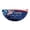 D, variant on Patriotic Bunting Banner USA 250th Anniversary Half-Moon Bunting Flag with Brass Grommets 4th of July Fan-Shaped Polyester Decoration for USA 250th Birthday 1776-2026 Independence Day 5 Styles