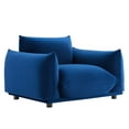 thumbnail image 2 of Modway Copious Performance Velvet Armchair in Navy, 2 of 7