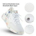 thumbnail image 3 of Independence Day Poppies with Eucalyptus Leaves White Walking Shoes for Men Woman Lightweight Tennis Fashion Elastic Sports Shoes Cushion Basketball Shoes, 3 of 7