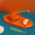 thumbnail image 5 of Dumpling Maker Press 2in1 Empanada Maker Press Ravioli Maker Press Rolling Dumpling Wrapper Mold Wonton Maker, Multifunctional Dumpling Tool (Orange), 5 of 5