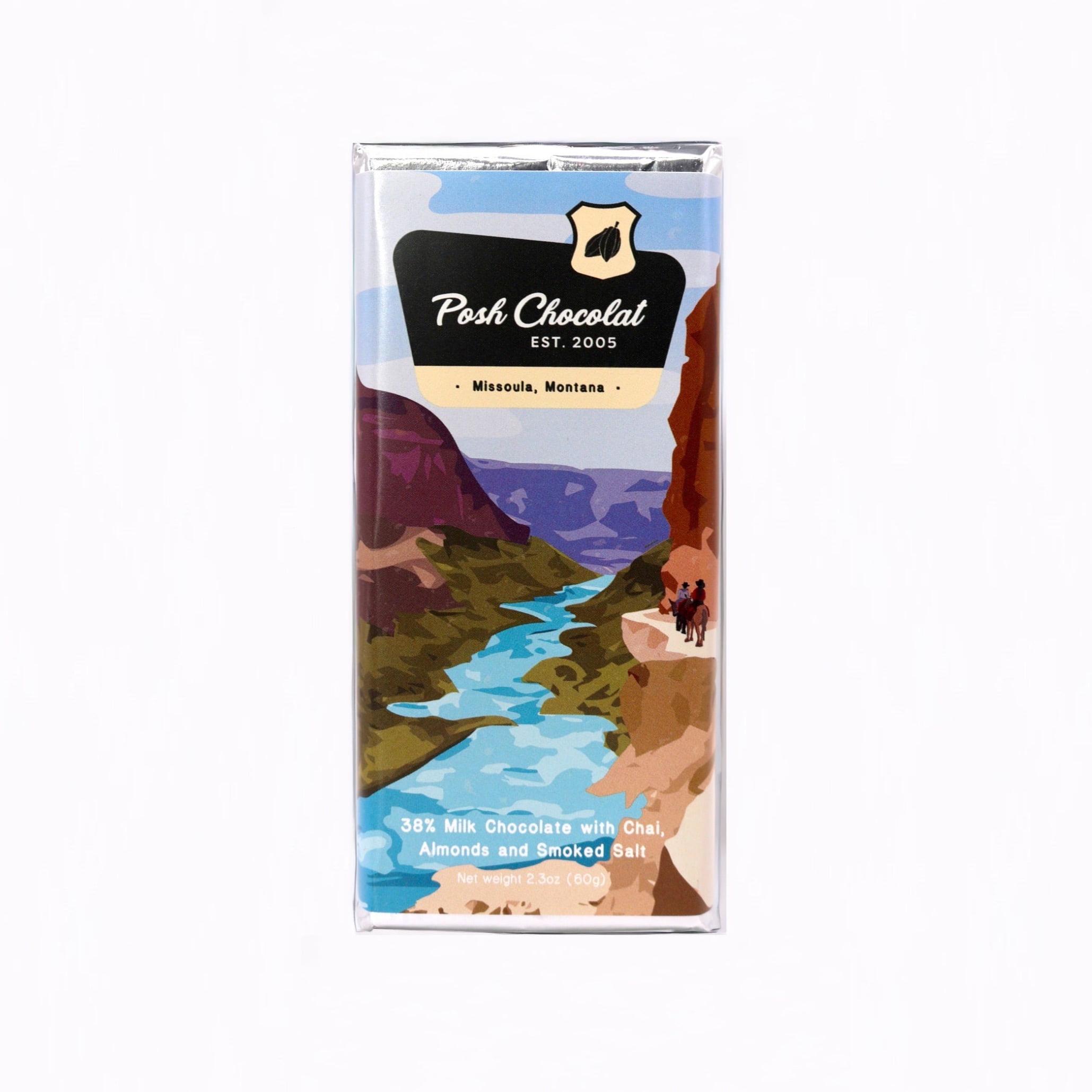 Posh Chocolat National Park Chocolate Bars, 8-Pack, 19oz