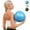 Blue, variant on MEIBU Pilates Ball 10-inch Core Ball, Anti-explosion and Anti-slip Mini Yoga Ball, suitable for Pilates, Yoga, Core Training, Physical Therapy, Balance, Stability, Stretching Exercises